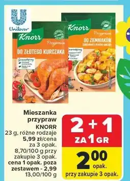 Carrefour Mieszanka przypraw różne rodzaje oferta