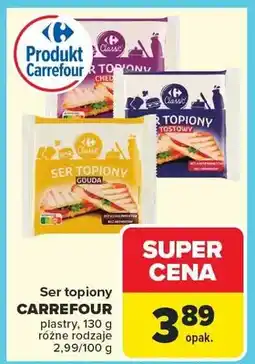 Carrefour Ser topiony Gouda/Cheddar oferta