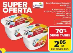 Carrefour Serek homogenizowany Rolmlecz oferta