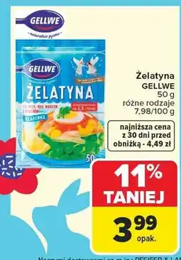 Carrefour Żelatyna różne rodzaje oferta