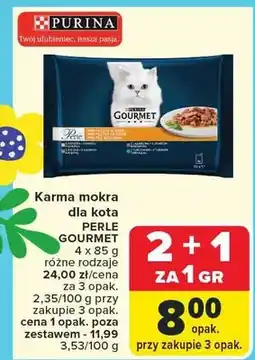 Carrefour Karma mokra dla kota Gourmet oferta