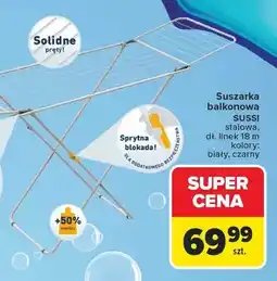 Carrefour Suszarka balkonowa stalowa oferta