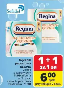 Carrefour Ręcznik papierowy najdłuższy dwuwarstwowy oferta