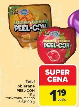 Carrefour Żelki obierane truskawka oferta