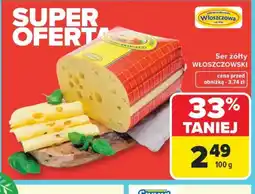 Carrefour Ser żółty Włoszczowski oferta