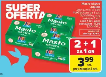 Carrefour Masło ekstra Lumiko oferta