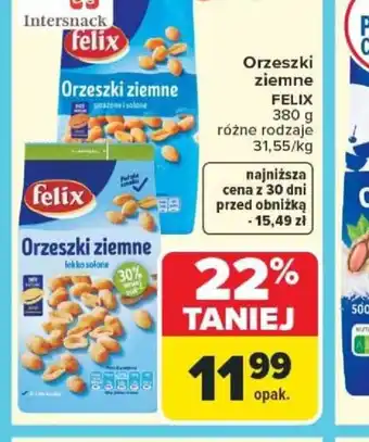 Carrefour Orzeszki ziemne Felix oferta