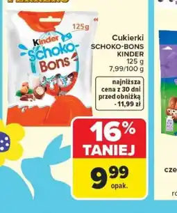 Carrefour Cukierki Schoko-Bons Kinder oferta