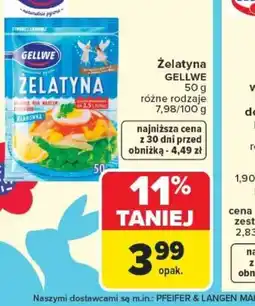 Carrefour Zelatyna Gellwe oferta