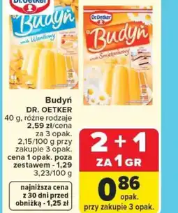 Carrefour Budyń Dr. Oetker oferta