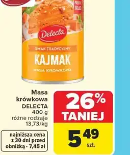 Carrefour Masa krówkowa Delecta oferta