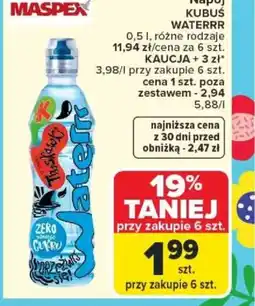 Carrefour Napój Kubuś Waterrr oferta