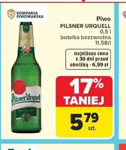 Carrefour Piwo Pilsner Urquell oferta