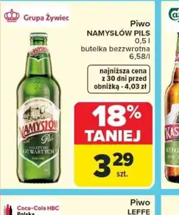 Carrefour Piwo Namysłów Pils oferta