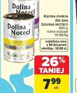 Carrefour Karma mokra dla psa Dolina Noteci oferta
