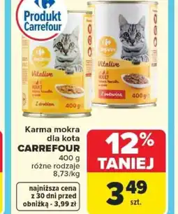 Carrefour Karma mokra dla kota Carrefour oferta