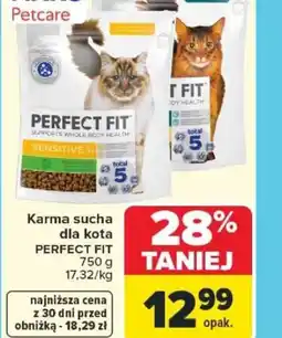Carrefour Karma sucha dla kota Perfect Fit oferta