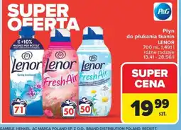 Carrefour Lenor płyn do płukania tkanin oferta