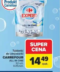 Carrefour Tabletki do zmywarki Carrefour All in One oferta