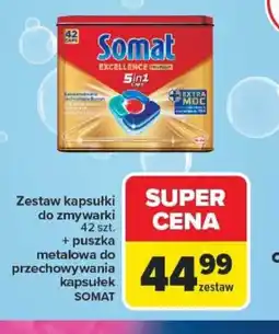 Carrefour Somat kapsułki do zmywarki oferta