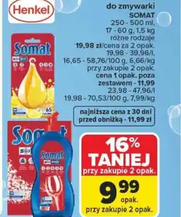 Carrefour Somat dodatki do zmywarki oferta