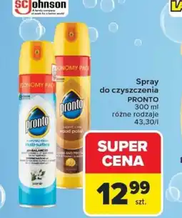 Carrefour Pronto spray do czyszczenia oferta