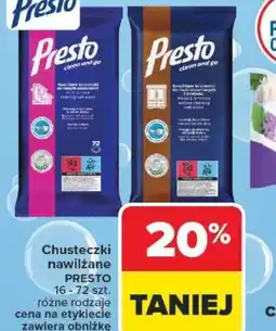 Carrefour Presto Chusteczki nawilżane oferta