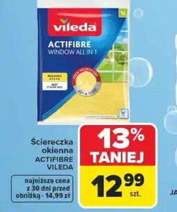 Carrefour Sciereczka okienna Vileda Actifibre oferta