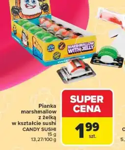Carrefour Pianka marshmallow z żelką Candy Sushi oferta