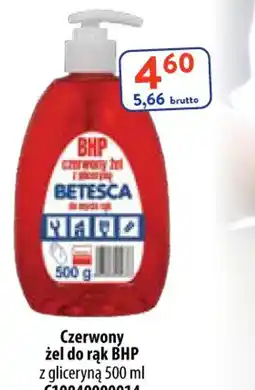 AT Czerwony żel do rąk BHP oferta