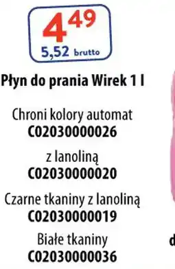 AT Płyn do prania Wirek oferta