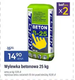 Bat Wylewka betonowa Kreisel B-25 oferta
