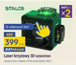 Bat STALCO Laser krzyżowy 3D oferta