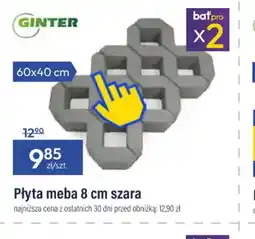 Bat Płyta meba 8 cm szara oferta