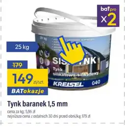 Bat Tynk baranek 1,5 mm Kreisel oferta