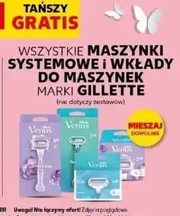 Kaufland Wszystkie maszynki systemowe i wkłady do maszynek marki Gillette oferta