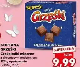 Kaufland Goplana Grześki Czekoladki mleczne oferta