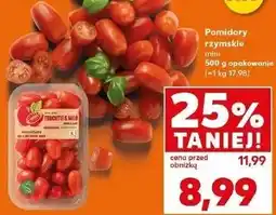 Kaufland Pomidory rzymskie mini 500 g opakowanie oferta