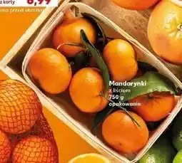 Kaufland Mandarynki z liściem 750 g opakowanie oferta