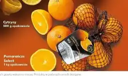 Kaufland Pomarańcze Select 1 kg opakowanie oferta