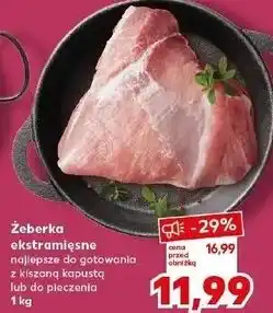 Kaufland Żeberka ekstramięsne najlepsze do gotowania z kiszoną kapustą lub do pieczenia oferta