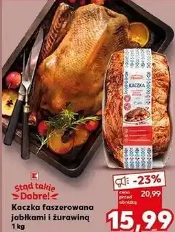 Kaufland Kaczka faszerowana jabłkami i żurawiną oferta