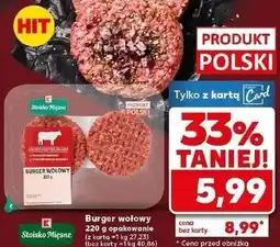 Kaufland Burger wołowy oferta