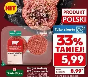 Kaufland Burger wołowy oferta