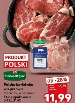 Kaufland Polska karkówka wieprzowa bez kości, w plastrach oferta