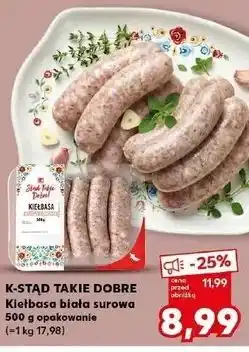 Kaufland Kiełbasa biała surowa oferta