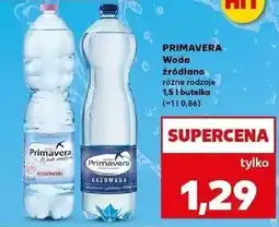 Kaufland Primavera Woda źródlana różne rodzaje oferta