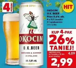 Kaufland Okocim O.K. Beer oferta
