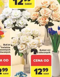 Carrefour Bukiet róż sztucznych oferta