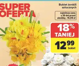 Carrefour Bukiet żonkili sztucznych oferta